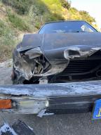 1984_Mazda_RX-7 Car_crash Latigo_Canyon_Road // 3024x4032 // 2.2MB