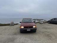 1988_Ford_Festiva Pescadero_State_Beach // 4032x3024 // 1.4MB